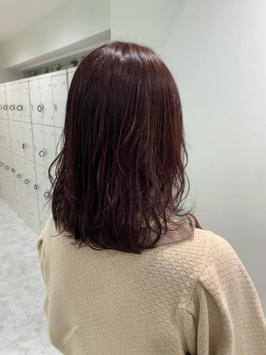 セミロング ヘアカラー ヘッドスパ ヘアセット 🪞透明感カラー🫧 縮毛矯正🥇かずきのヘアスタイル