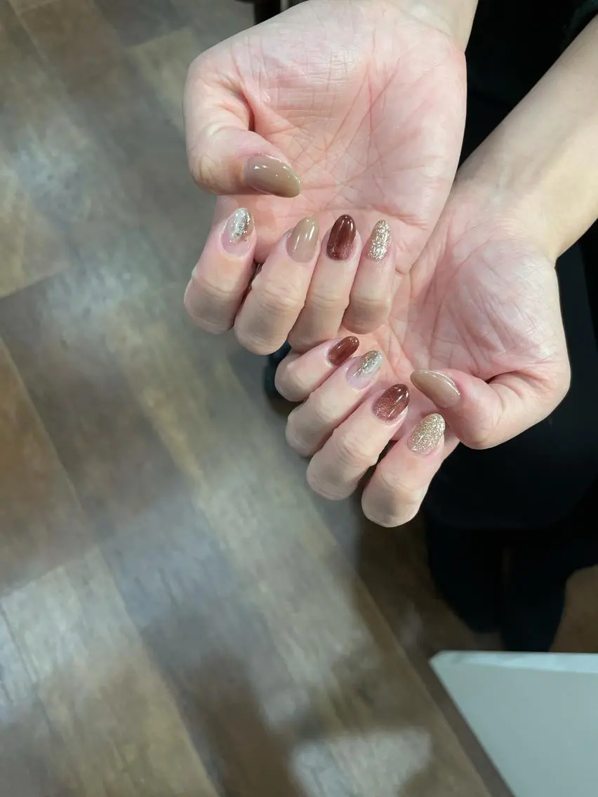 ネイル ハンドネイル LEO Nails andeyelashのネイルデザイン