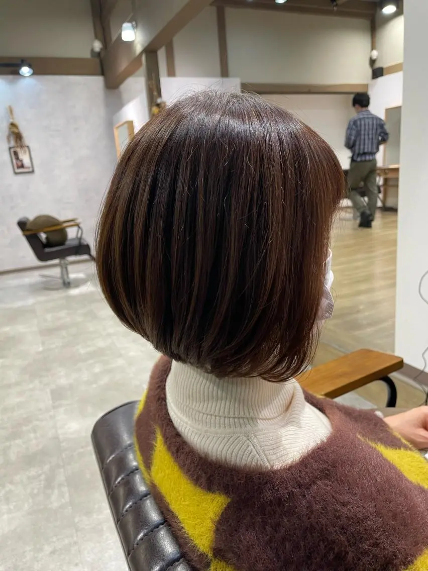 ショート カット ヘアカラー トリートメント 木村 真知子のヘアスタイル