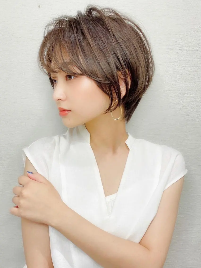 ショート カット ヘアカラー トリートメント 井上晃輔/ショート /ボブ/ミディアムのヘアスタイル