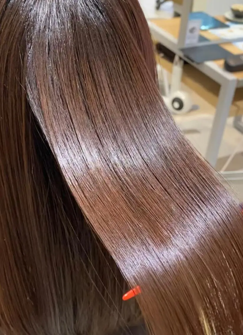 セミロング ヘアカラー トリートメント 【髪質改善/透明感】 上野 聖斗のヘアスタイル