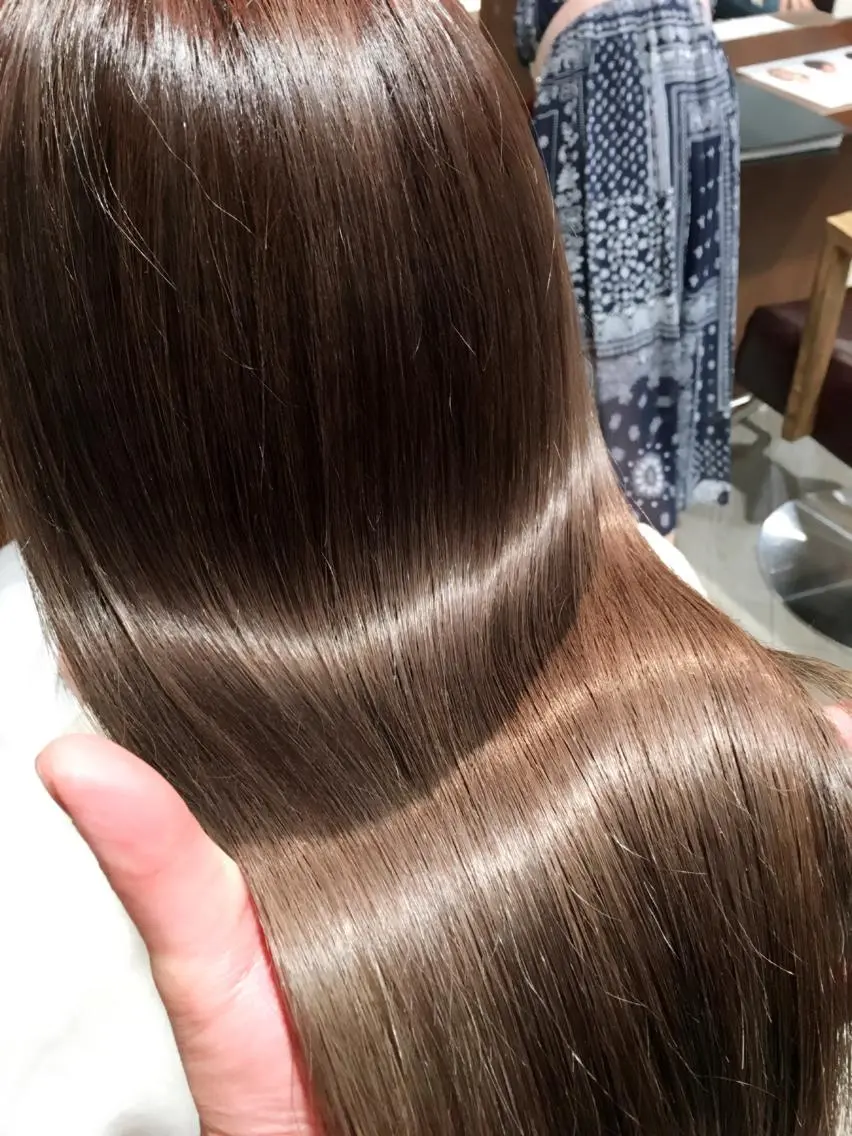 セミロング カラー イルミナカラー 【メンズカット】 澤下瑛一のヘアスタイル