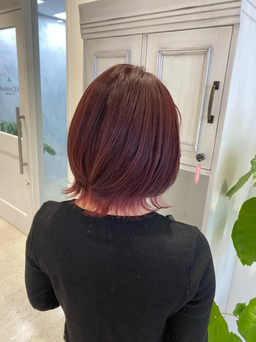 ミディアム カラー soil ミヤタケのヘアスタイル
