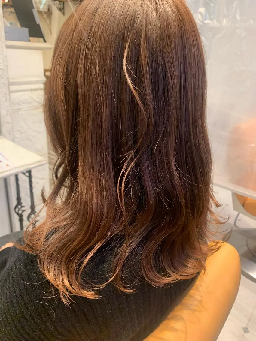 セミロング 小沼采唯👧🏼 海好きオヌちゃんのヘアスタイル