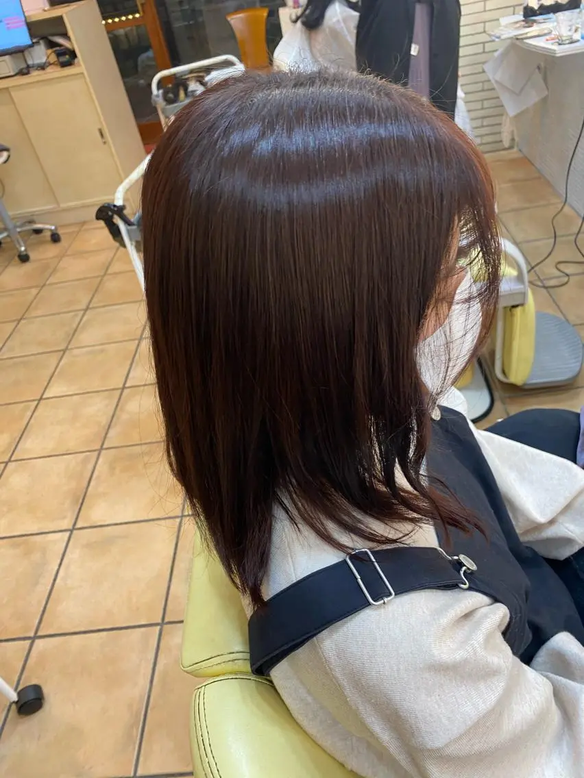 カラー 中川 遥のヘアスタイル