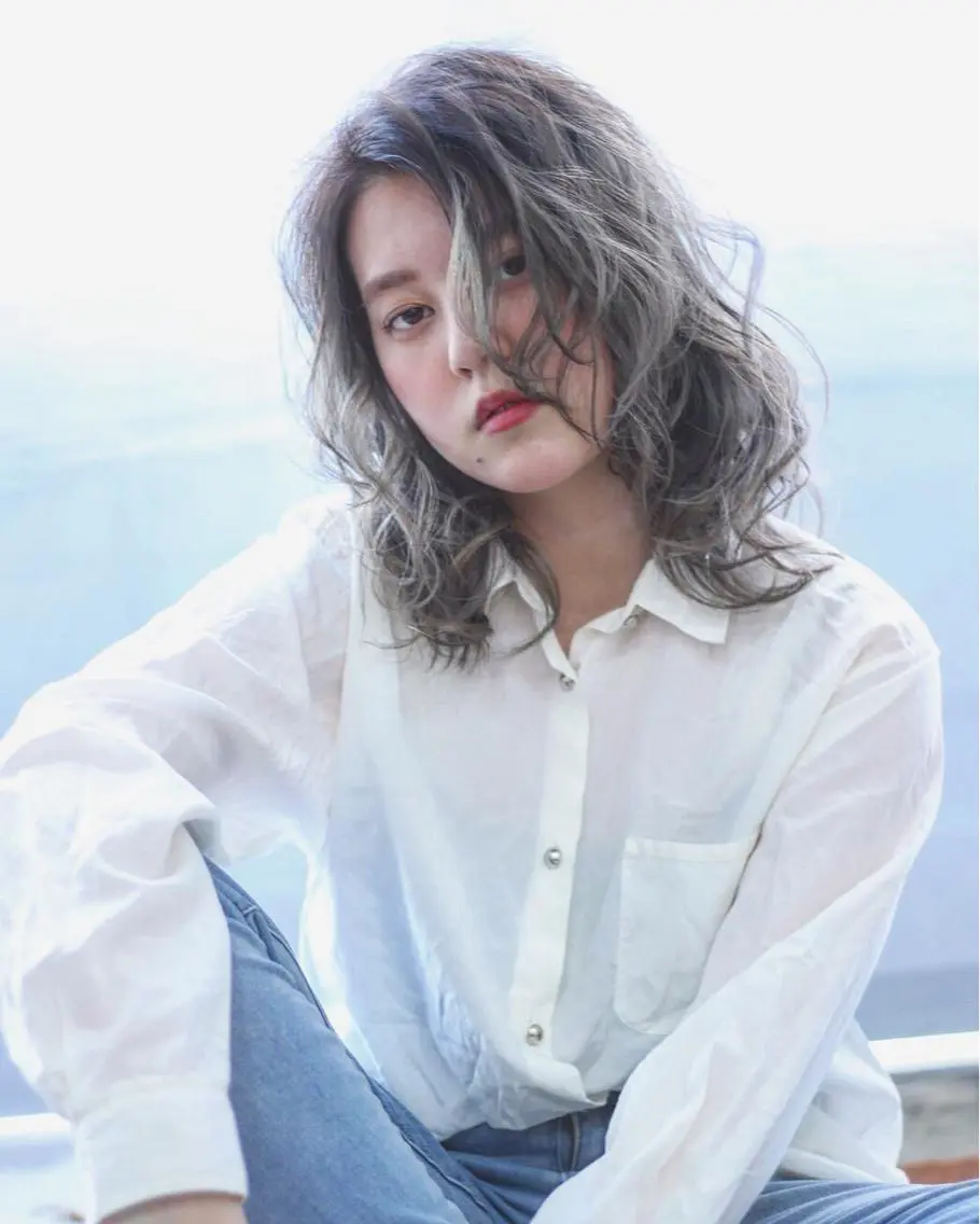 ロング カラー 鈴畑 皓平のヘアスタイル