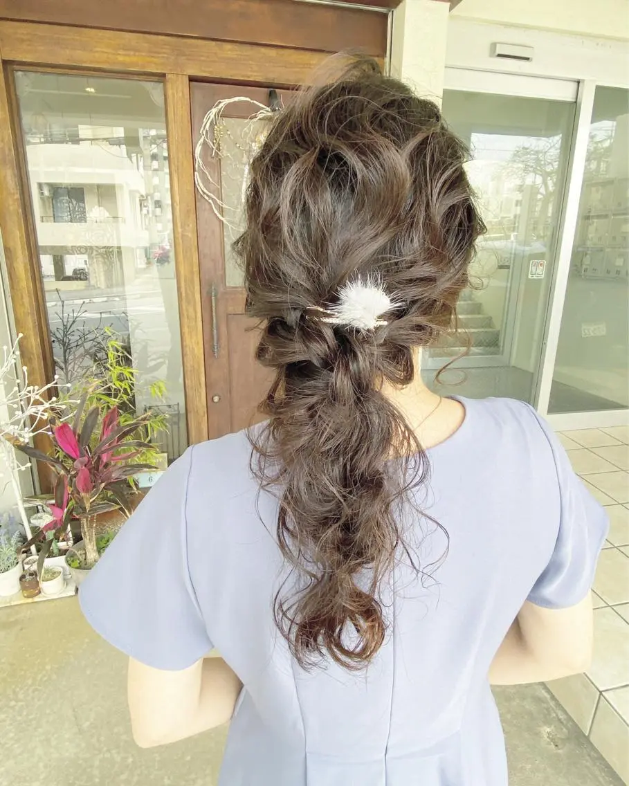 ミディアム カラー 外国人風カラー カット ヘアカラー トリートメント grand juteのヘアスタイル