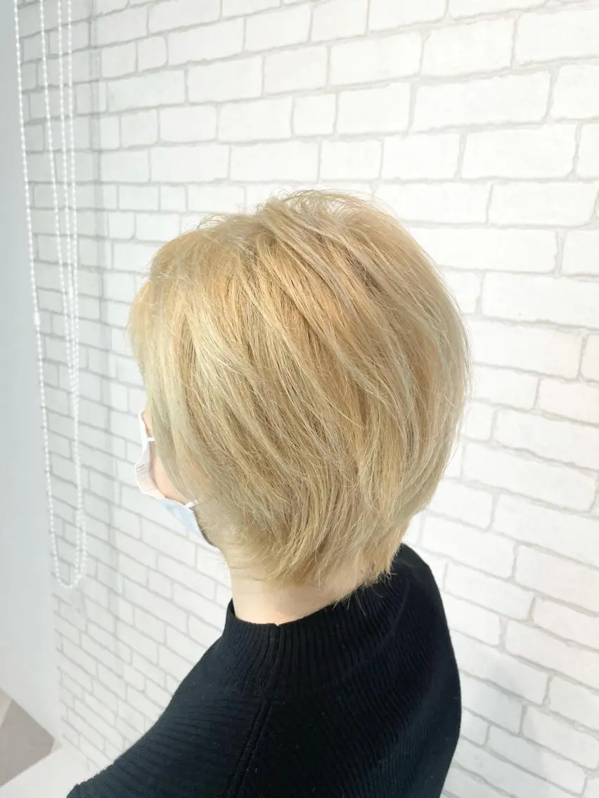 ショート ヘアカラー AMITYメンズ特化 ASUMIのヘアスタイル