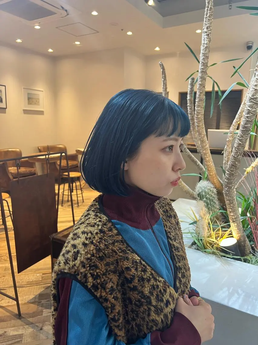 ショート beleefric 🩵チセのヘアスタイル