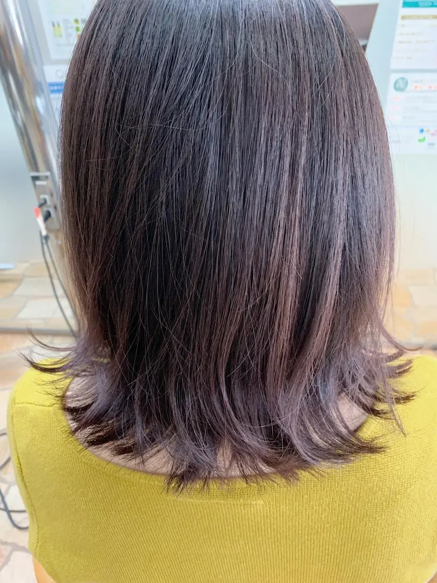 ミディアム カラー ヘアアレンジ グラデーションカラー ハットリ /北習志野のヘアスタイル
