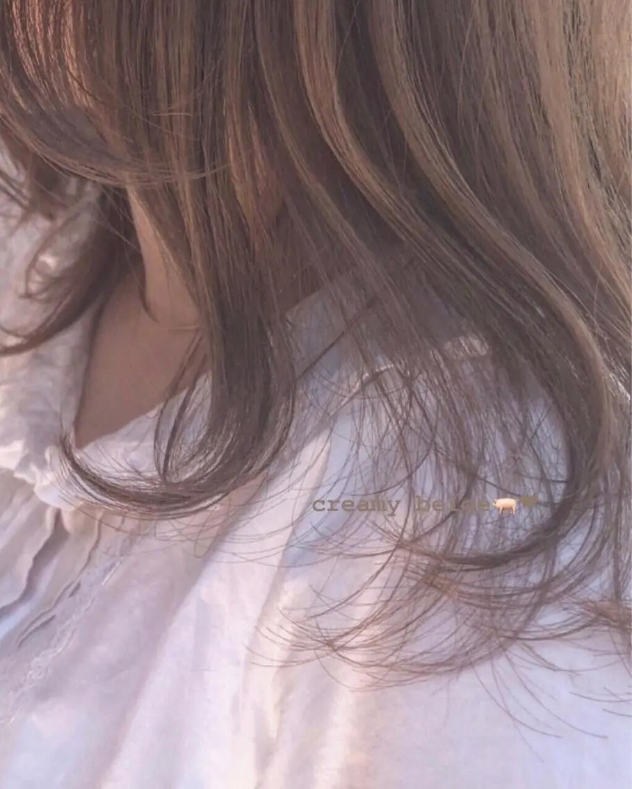 セミロング カラー yajima Moemiのヘアスタイル