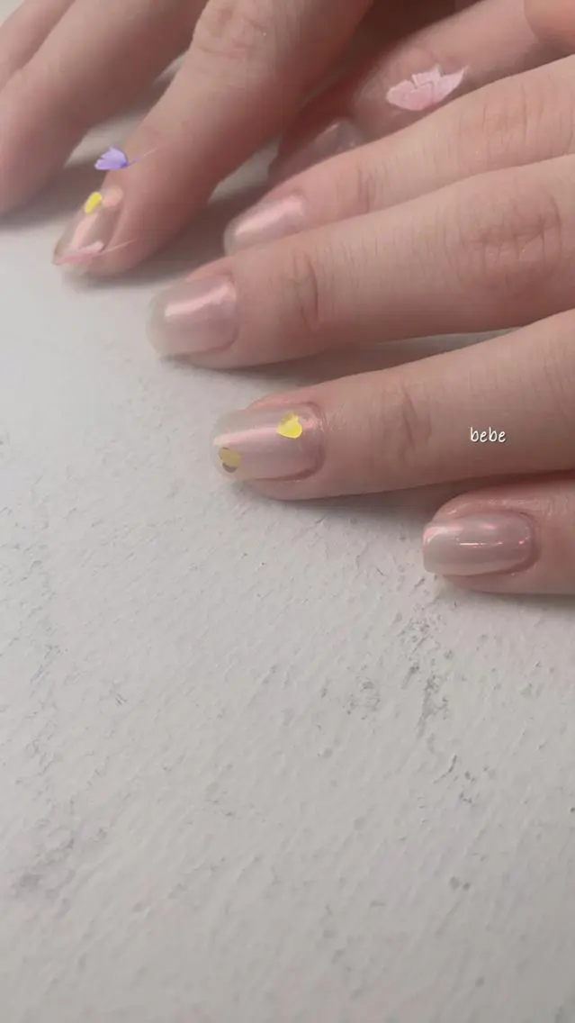 ネイル アートネイル オーロラネイル ミラーネイル ハンドネイル Ann nailのネイルデザイン