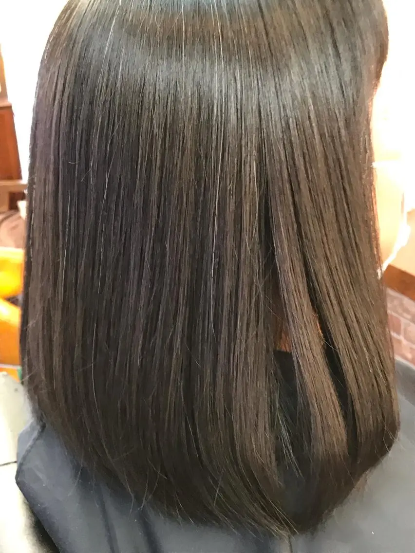 セミロング パーマ 桧山 真のヘアスタイル
