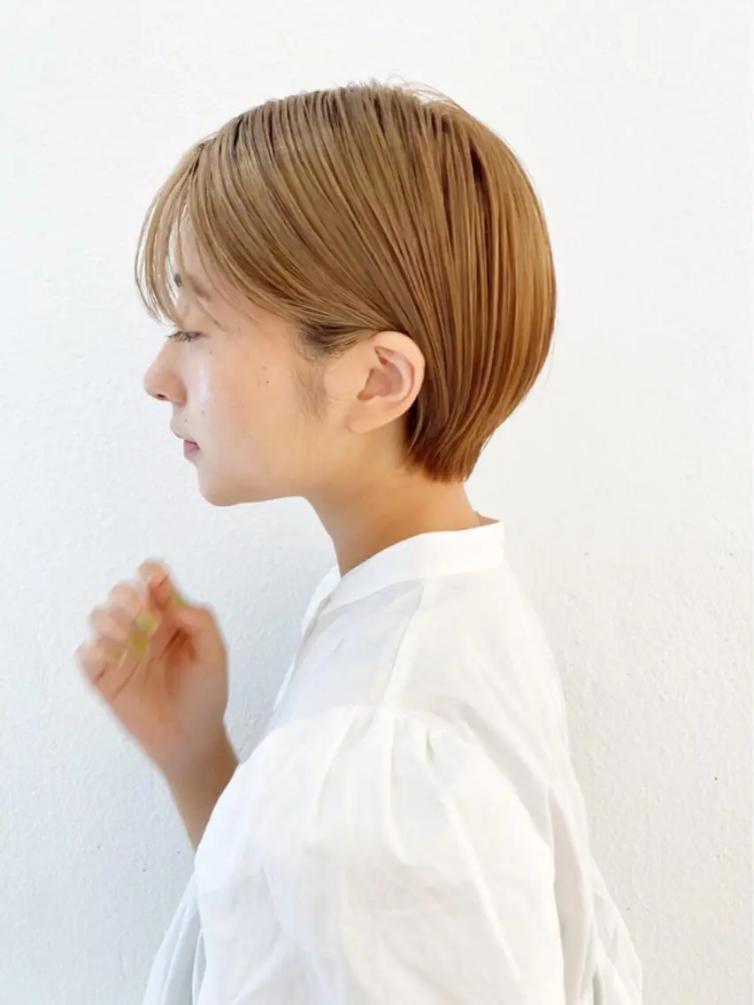 ショート カラー ハイトーンカラー ショートヘア Memories 銀座のその他イメージ