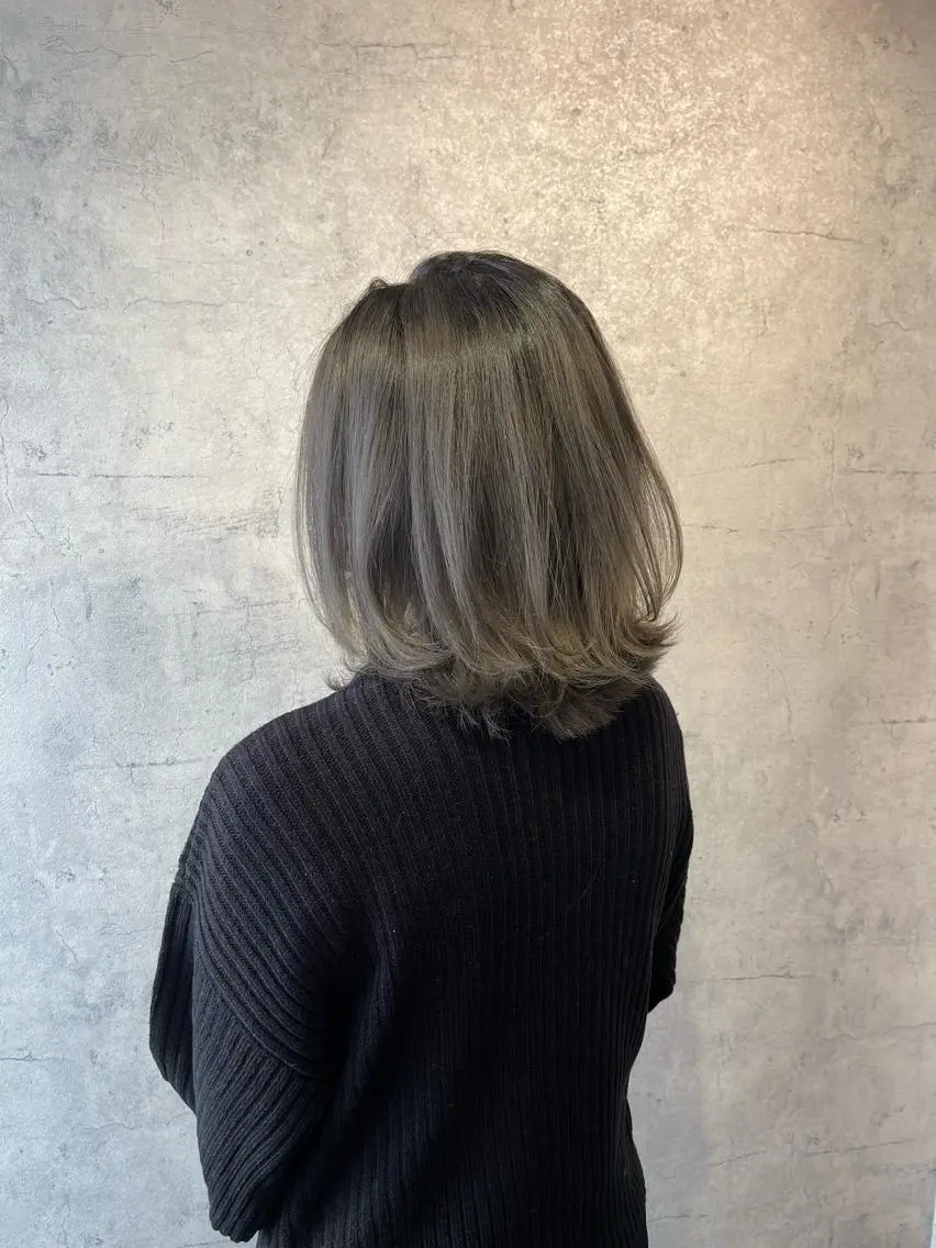 ミディアム レイヤーカット 艶髪💎美容師 TATSUYAのヘアスタイル