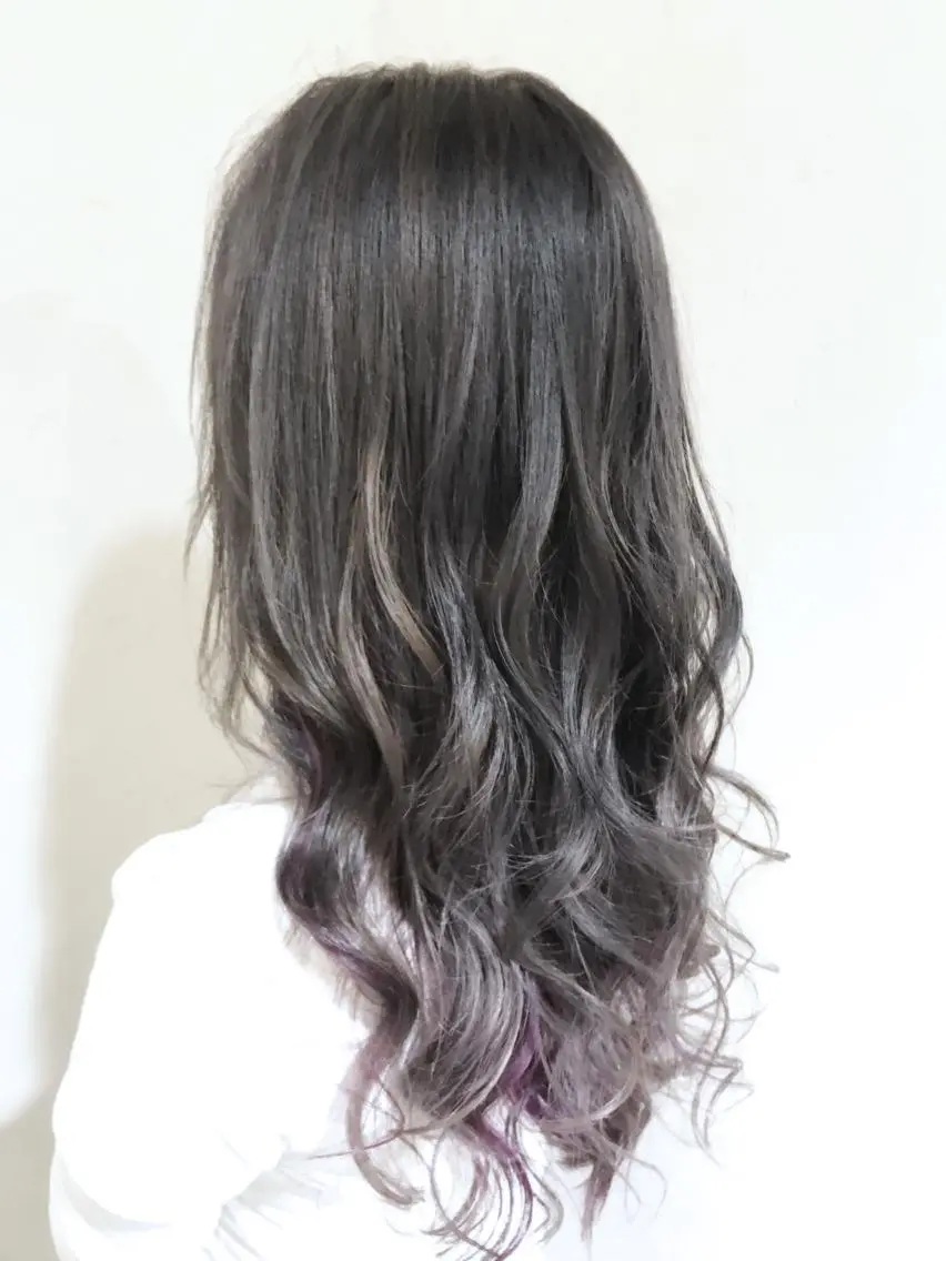 ロング カラー パーマ ヘアアレンジ メンズ キッズ ネイル マツエク・マツパ ヘアカラー バレイヤージュ/ 髪質改善/渡邉悟🌱のヘアスタイル