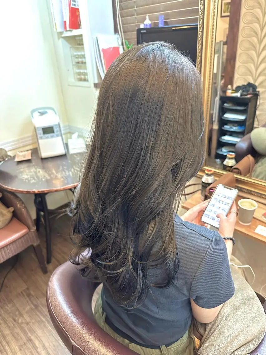ロング カラー トリートメント ヘッドスパ 🌱ケミカル美容師 未来を綺麗に🌱優吾のヘアスタイル