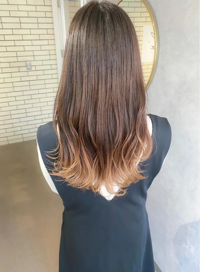ロング カラー カット ヘアカラー 【Lei】橋本孝太 レイヤー・美髪矯正のヘアスタイル