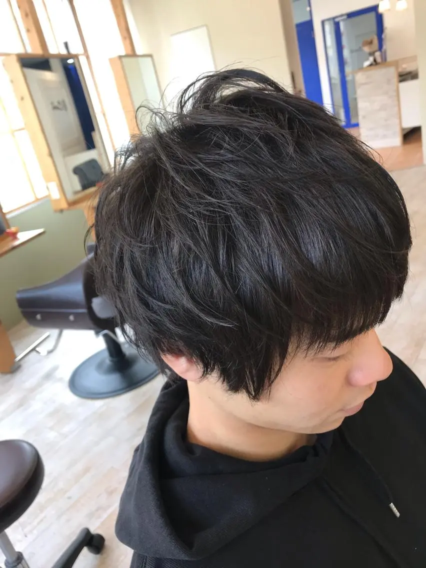 ショート パーマ メンズ Rayt hair レイトヘアーのヘアスタイル