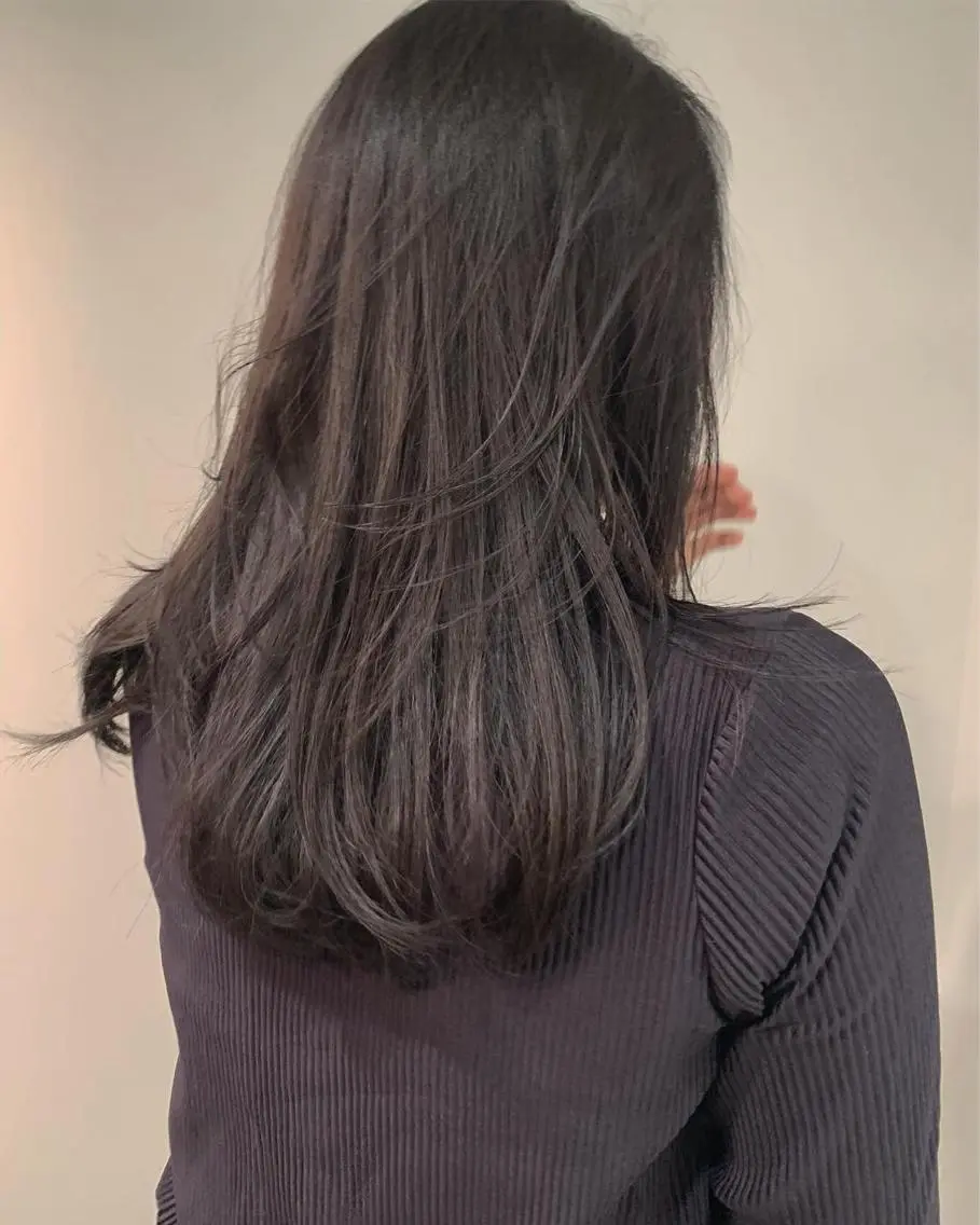 ロング カラー ヘアアレンジ カット 縮毛矯正 柔らかいカラー🎀 rinaのヘアスタイル