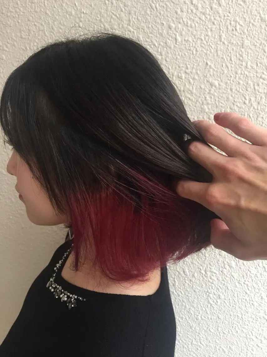 ショート カラー パーマ ヘアアレンジ メンズ キッズ ネイル マツエク・マツパ メンズインナーカラー インナーカラー 新宿/髪質改善/ 美髪矯正✨浅江通友のヘアスタイル