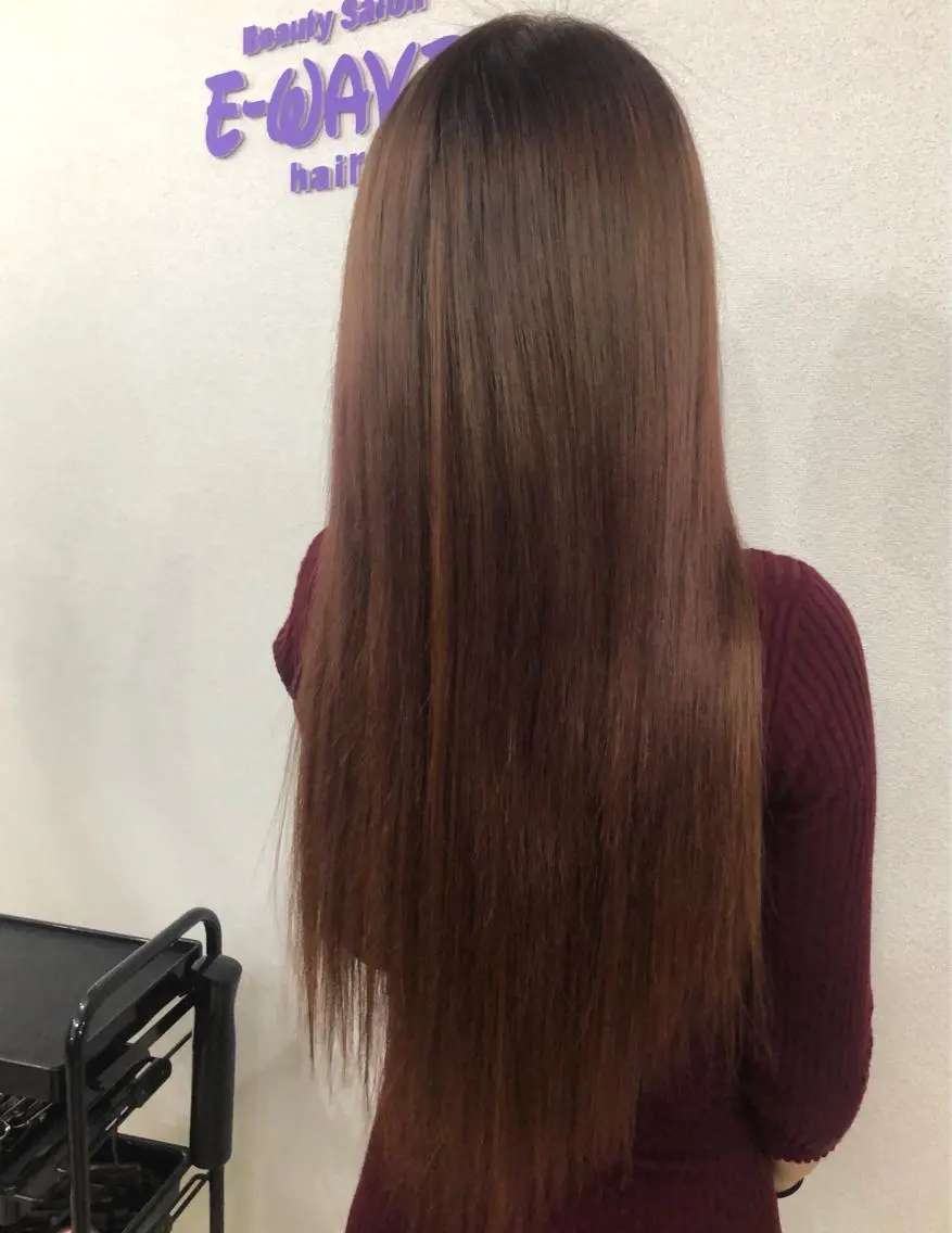 ロング ヘアアレンジ シールエクステ エクステ ロング カット エクステ 石田 美晃のヘアスタイル