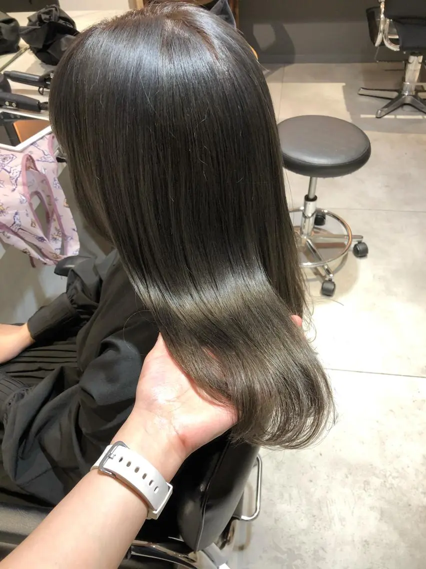 セミロング ボブ・韓国ヘア特化 美容師💕織茂ひかりのヘアスタイル