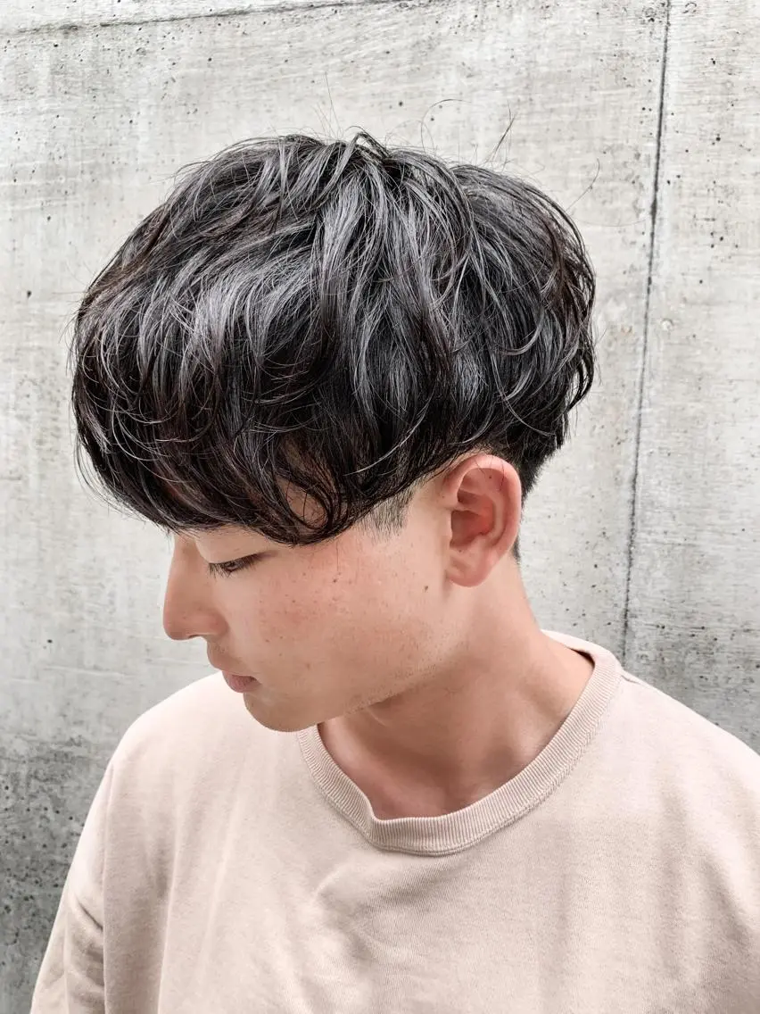 ショート パーマ ヘアアレンジ メンズ メンズスタイル ly本厚木のヘアスタイル
