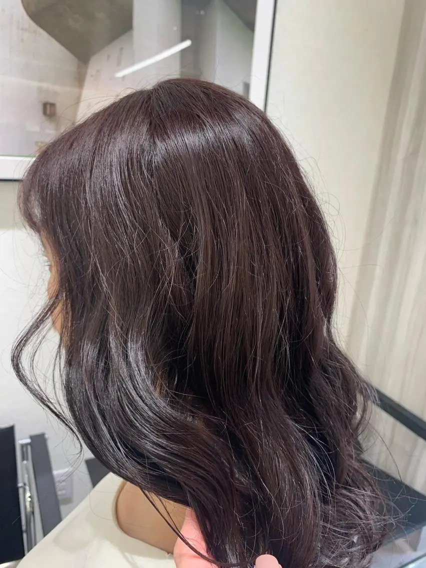 カラー ヘアカラー トリートメント 恒川 ひなたのヘアスタイル