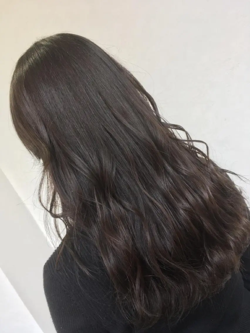 ロング カラー 塩崎 明菜のヘアスタイル