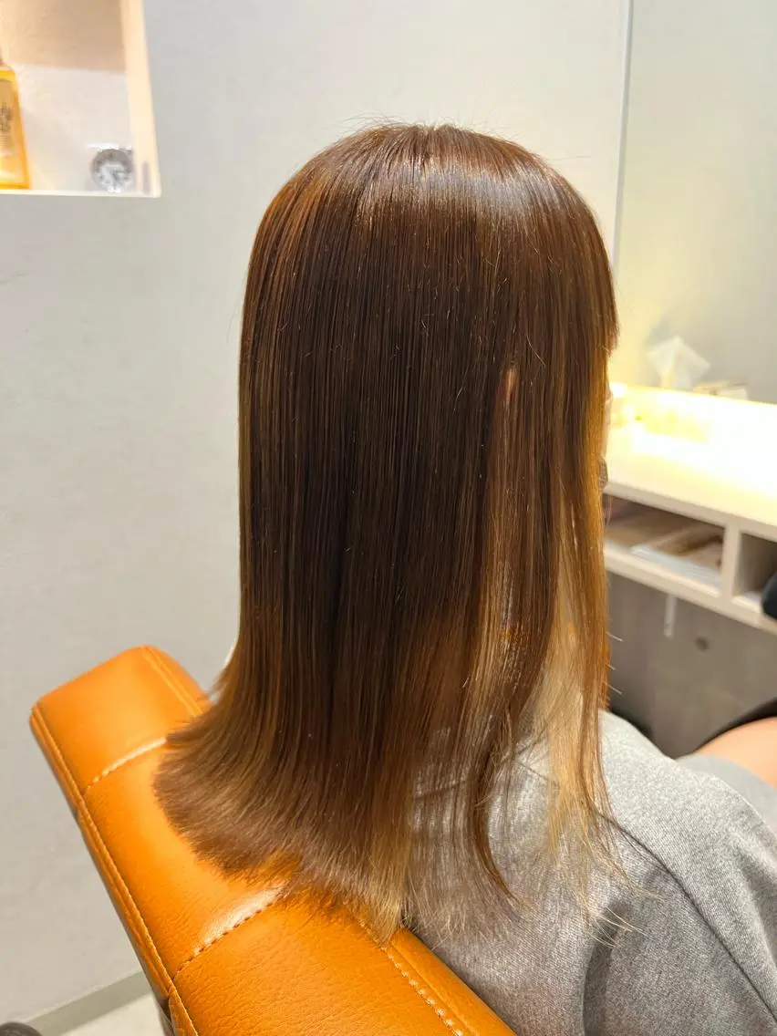 ロング 縮毛矯正 縮毛矯正 トリートメント 大宮縮毛矯正の達人 髪質改善/レイヤーのヘアスタイル