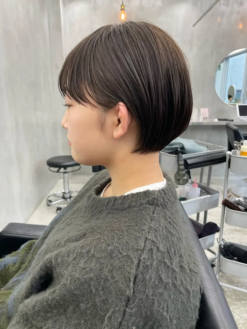 ショート カラー ショートヘア 👑ボブはお任せ ミヤノ👑のヘアスタイル