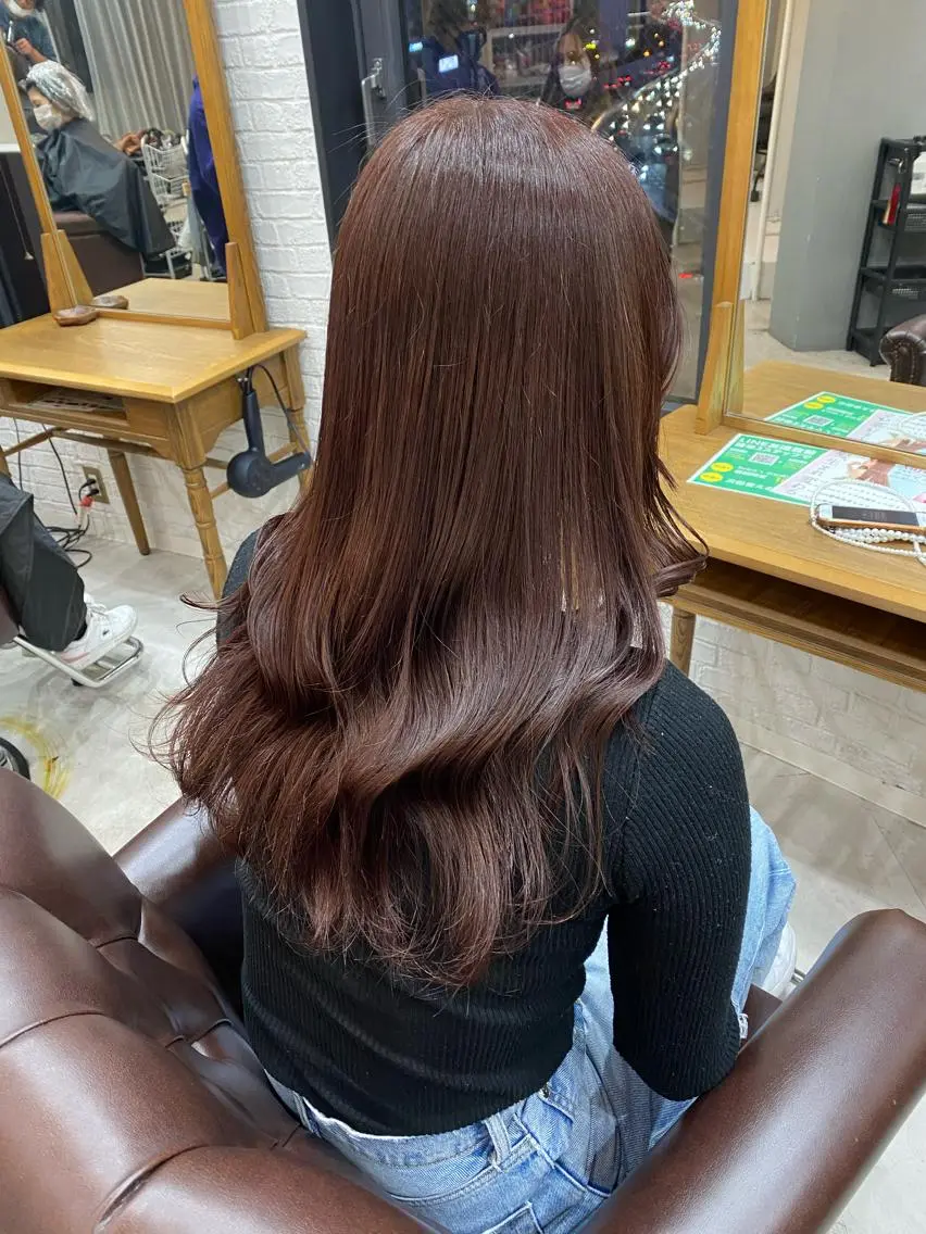 ロング カット ヘアカラー トリートメント FUJII MARINのヘアスタイル