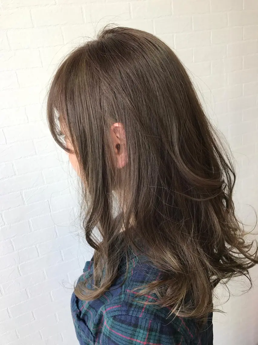 セミロング カラー 🌈白髪ぼかし特化 🌈naokoのヘアスタイル