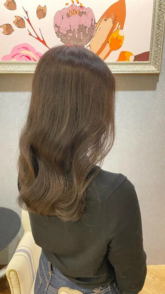カラー 《ショートモデル》 服部未夢のヘアスタイル