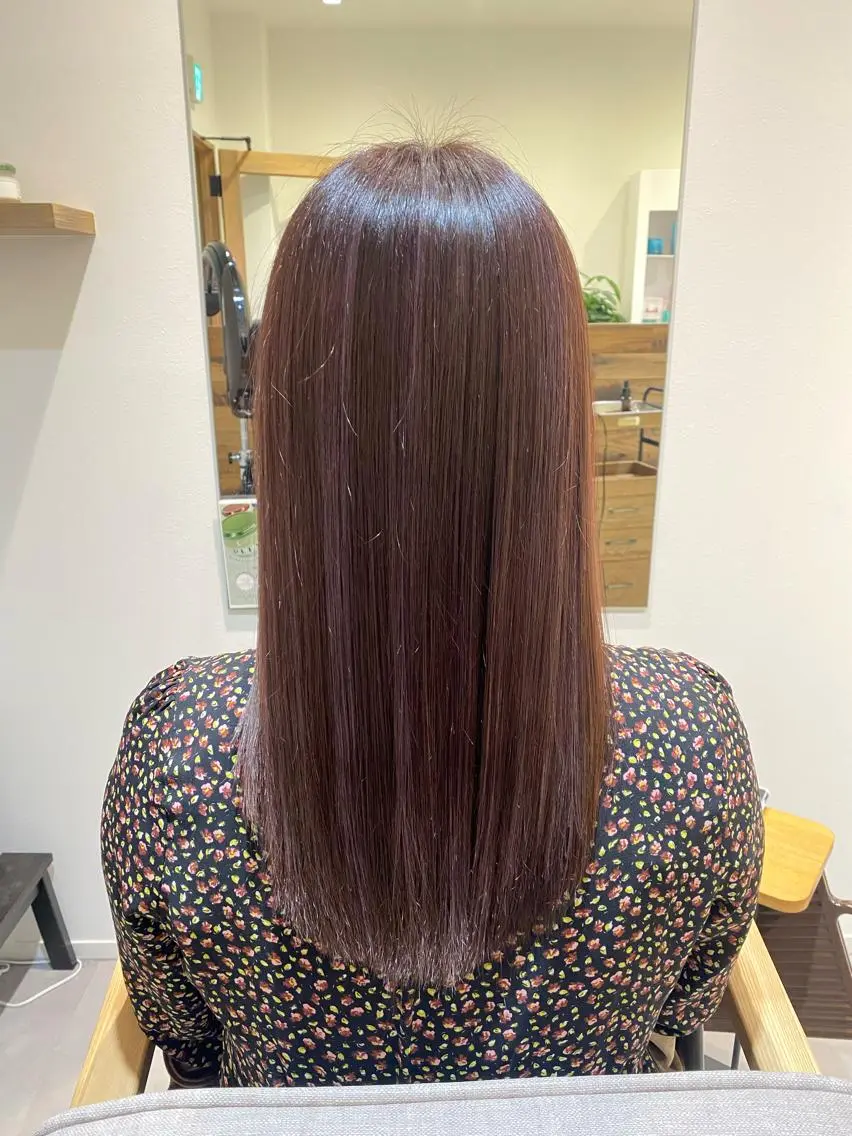 セミロング カラー ☾伊左治祐未☾ カットセンター北のヘアスタイル