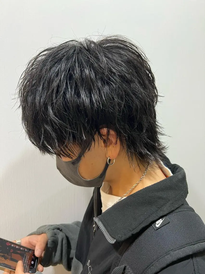 メンズ メンズウルフカット ウルフカット 🧸メンズ専門🧸 蛯名修人のヘアスタイル