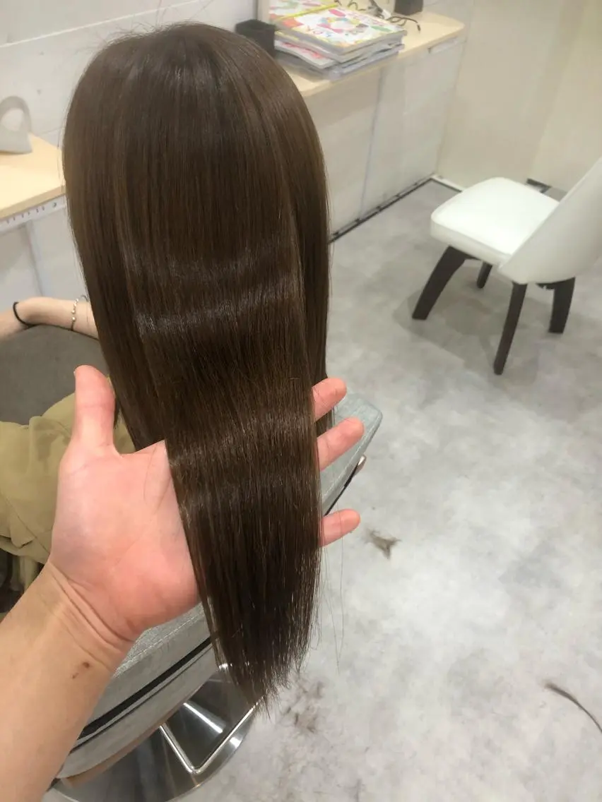 セミロング 髪質改善 縮毛矯正 髪質改善専門店 Shomaのヘアスタイル