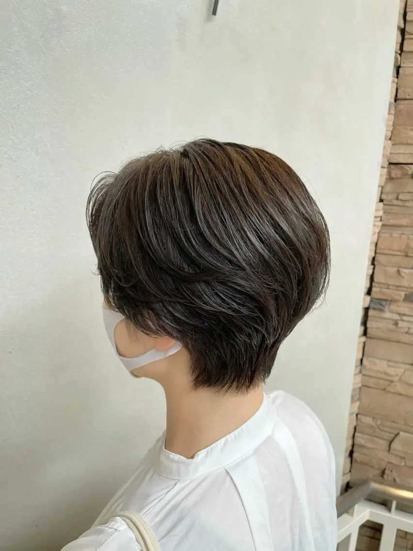 ショート ショートヘア 沖縄/ヘアアレンジ /ナカノのヘアスタイル