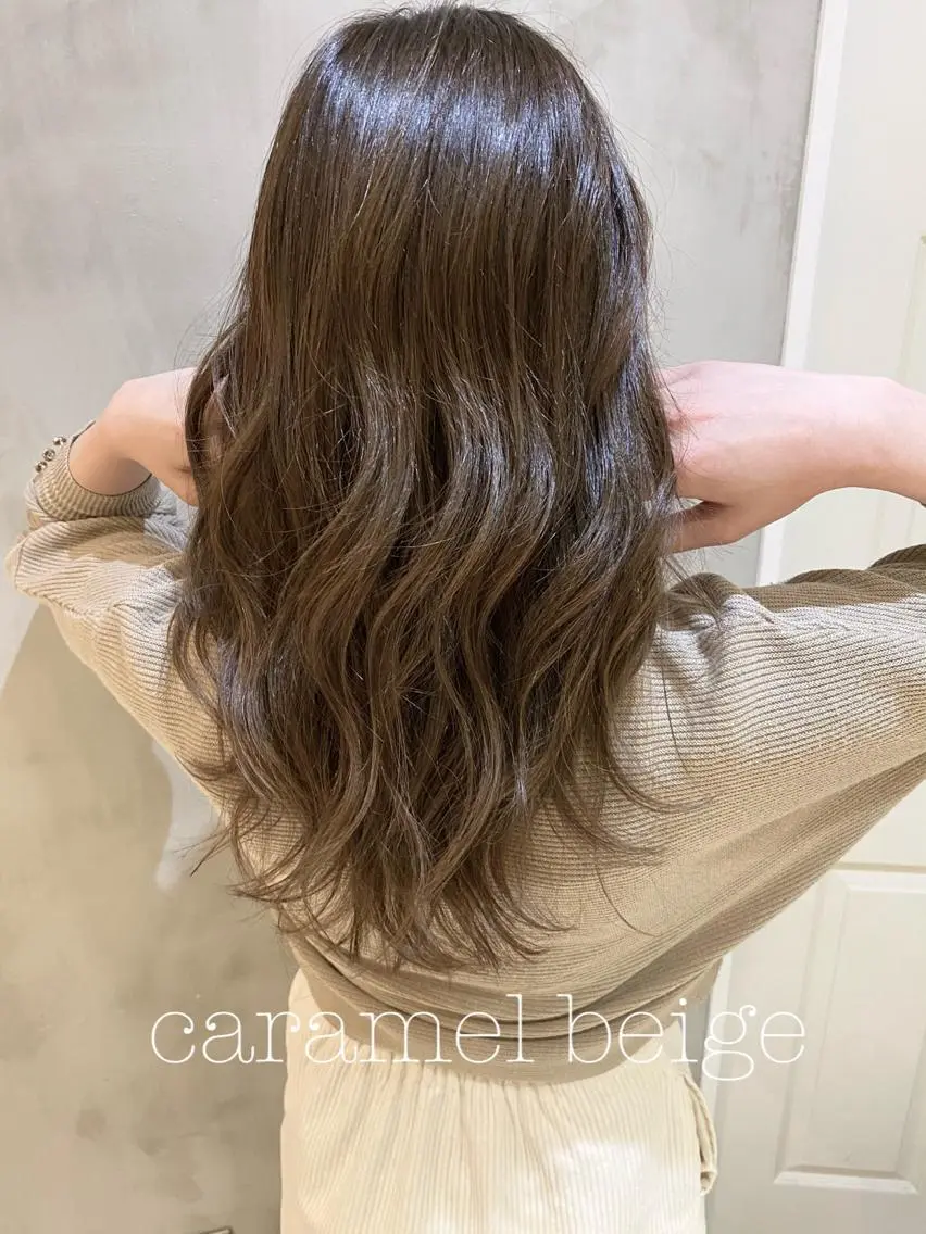 セミロング カラー ヘアアレンジ ネイル マツエク・マツパ 透明感カラー ハイライトカラー 外国人風カラー ハイライト 学生 夜23時まで予約🉑 reverieあきらのヘアスタイル