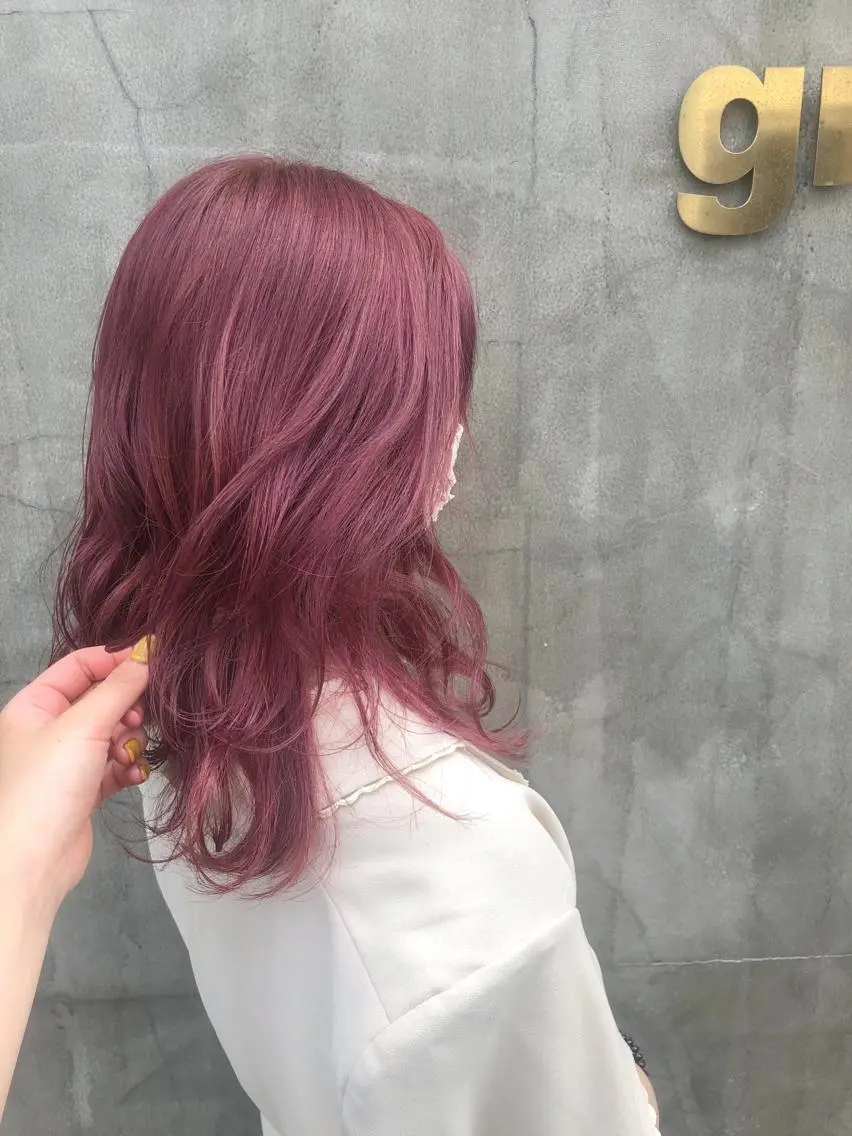 セミロング カラー カット ヘアカラー トリートメント 🦋透明感カラー /ケアブリーチ🦋のヘアスタイル