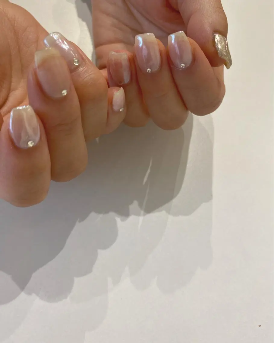ネイル オーロラネイル ハンドネイル Ann nailのネイルデザイン