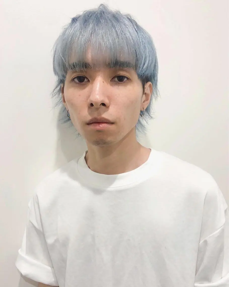ショート カラー アッシュ ブリーチ ウルフカット カット ヘアカラー トリートメント 村上雅人 ナチュラルモードのヘアスタイル