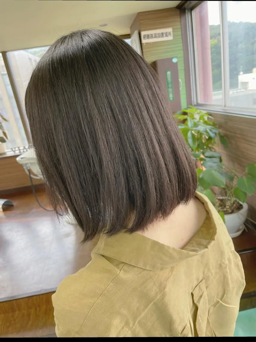 ミディアム 縮毛矯正 土居 正季のヘアスタイル