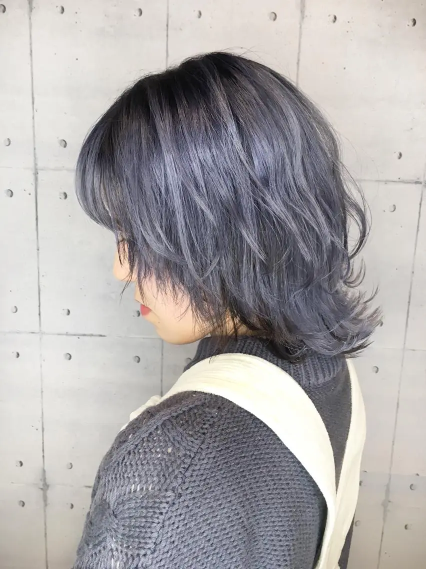 ミディアム カラー 韓・中華美女ヘア 🇰🇷×🇨🇳のヘアスタイル