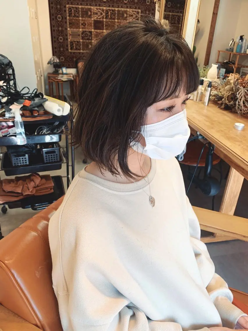ショート ボブ 外ハネヘア 土井 貴司のヘアスタイル
