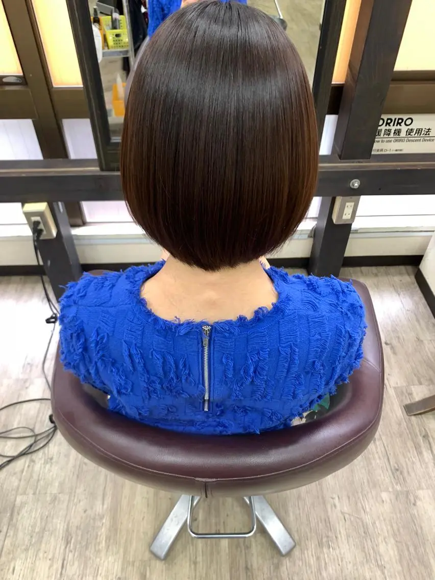 ショート 縮毛矯正 トリートメント 酒徳 ヒロヤのヘアスタイル