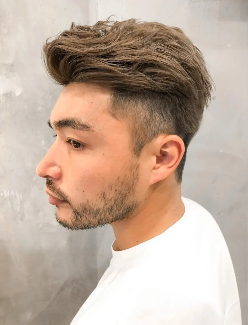 ショート カラー メンズ 新宿メンズ専門 モテ清潔感パーマ特化のヘアスタイル