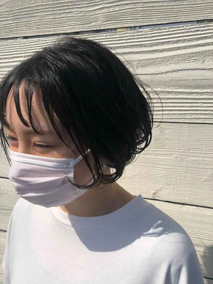 ショート パーマ ショートボブ ボブ ショートヘア NAKAGAWA YUICHIのヘアスタイル