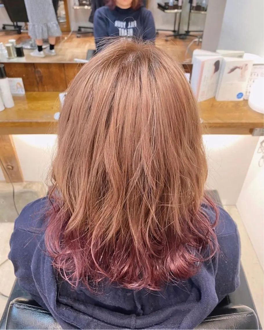 セミロング カラー 高橋胡桃🪽 ディレクターのヘアスタイル
